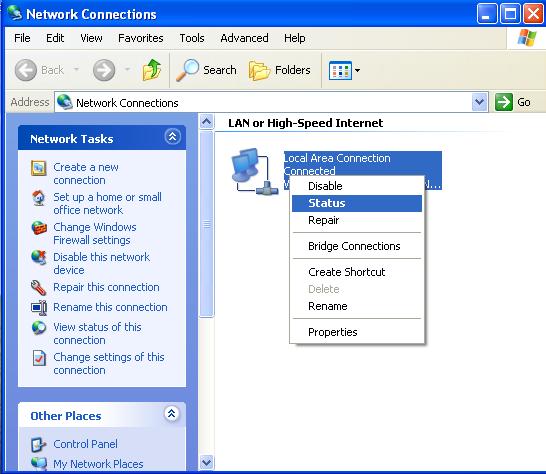 Finding MAC Address