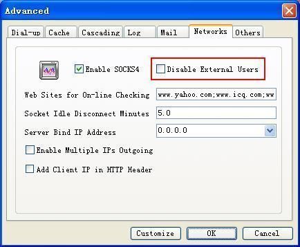 Disable External Users
