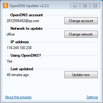 Run OpenDNS