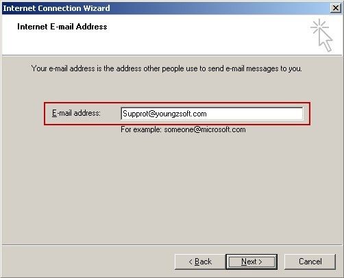 Internet E-mail Address