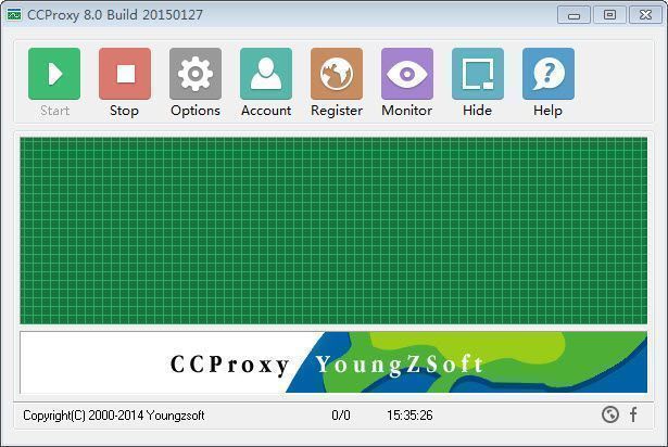 CCProxy Main Interface