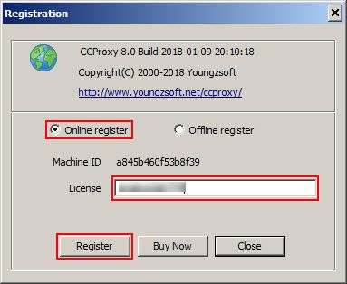 license code for ccproxy