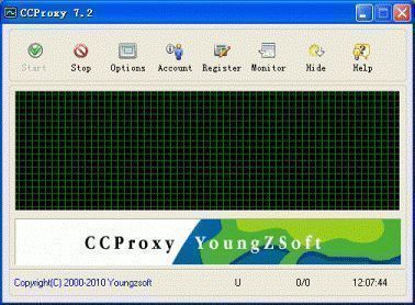 CCProxy Main Interface