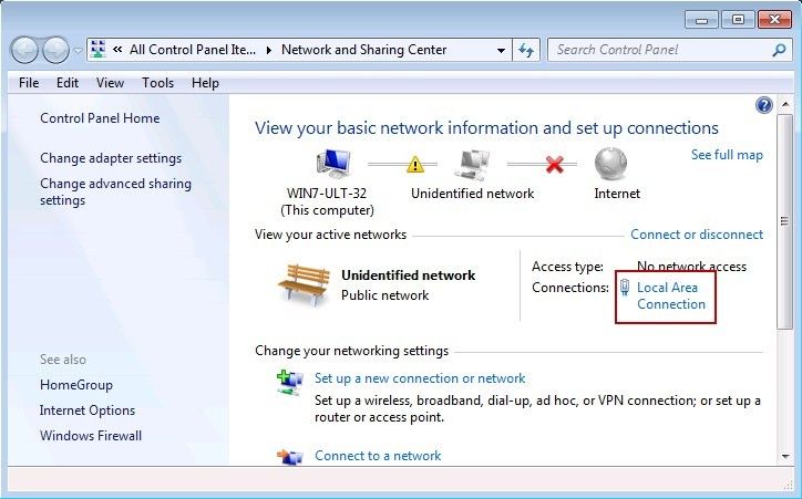 Local Area Connection