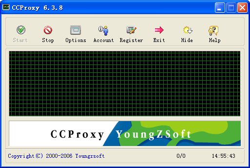 CCProxy, < "  youngzsoft ccproxy/">proxy server software , is easy-to-use proxy server software for Windows. It features Internet access control, web filtering, content filtering and bandwidth control. 