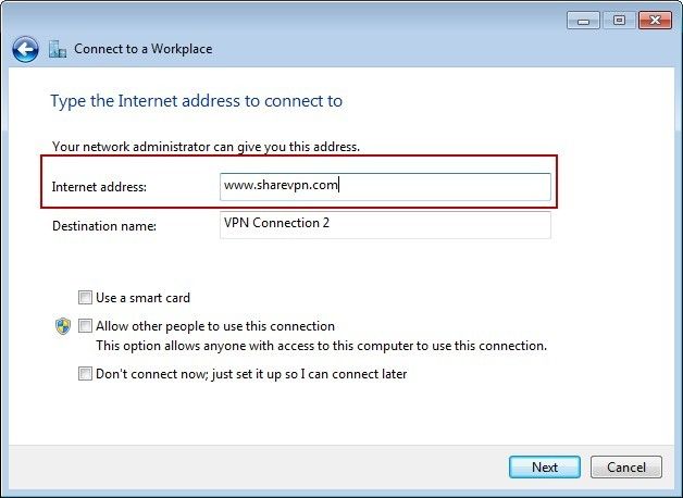 Internet Address