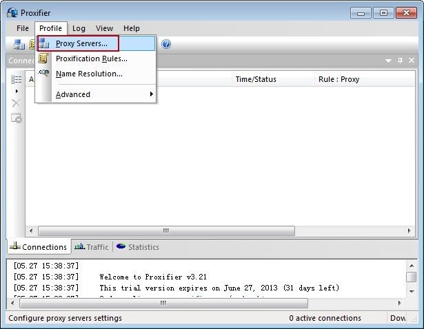 How to Configure Proxifier to Work with the Proxy Server Software ...