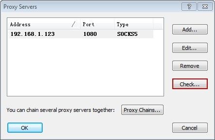 Proxy Server Check
