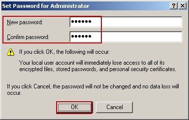 Set up New Password