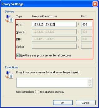 Windows 10 View Proxy