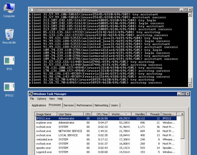 HTTPS Proxy Server for Radius Built by IPSS