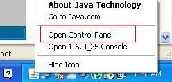 Open Control Panel