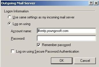 Outgoing Mail Server